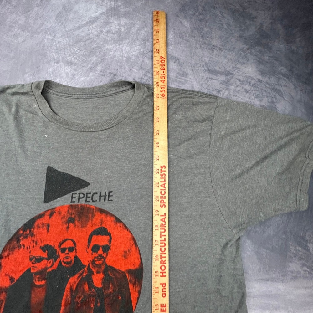 Depeche Mode Delta Machine 2013 Tour Shirt Gray Band Tee Size XL Relaxed Fit - Picture 5 of 7